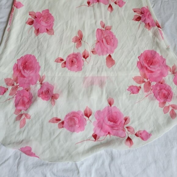 Fairweather Midi dress SMALL floral cowl neck long short with lining - Picture 10 of 12